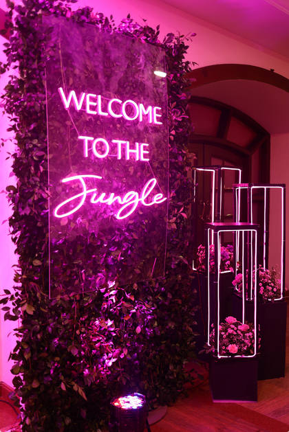 Signage and Photo-op — After Party decor — Zuri
